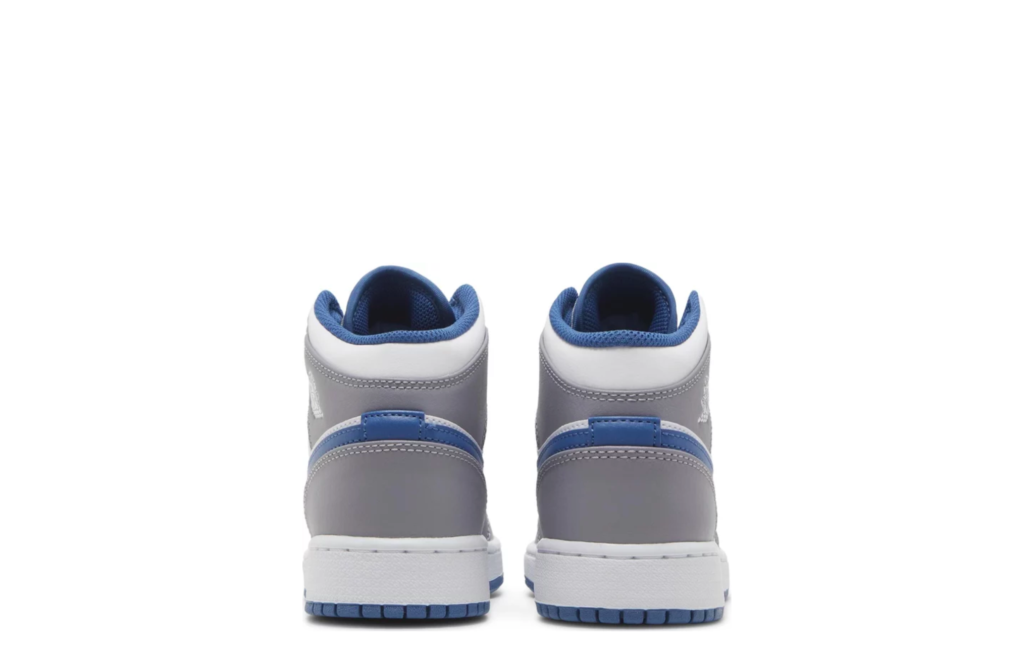 Nike Air Jordan 1 Mid GS 'Cement True Blue'