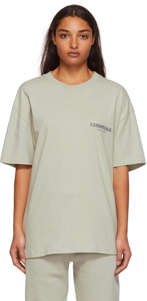 Fear of God Essentials T-Shirt SSENSE Exclusive Green