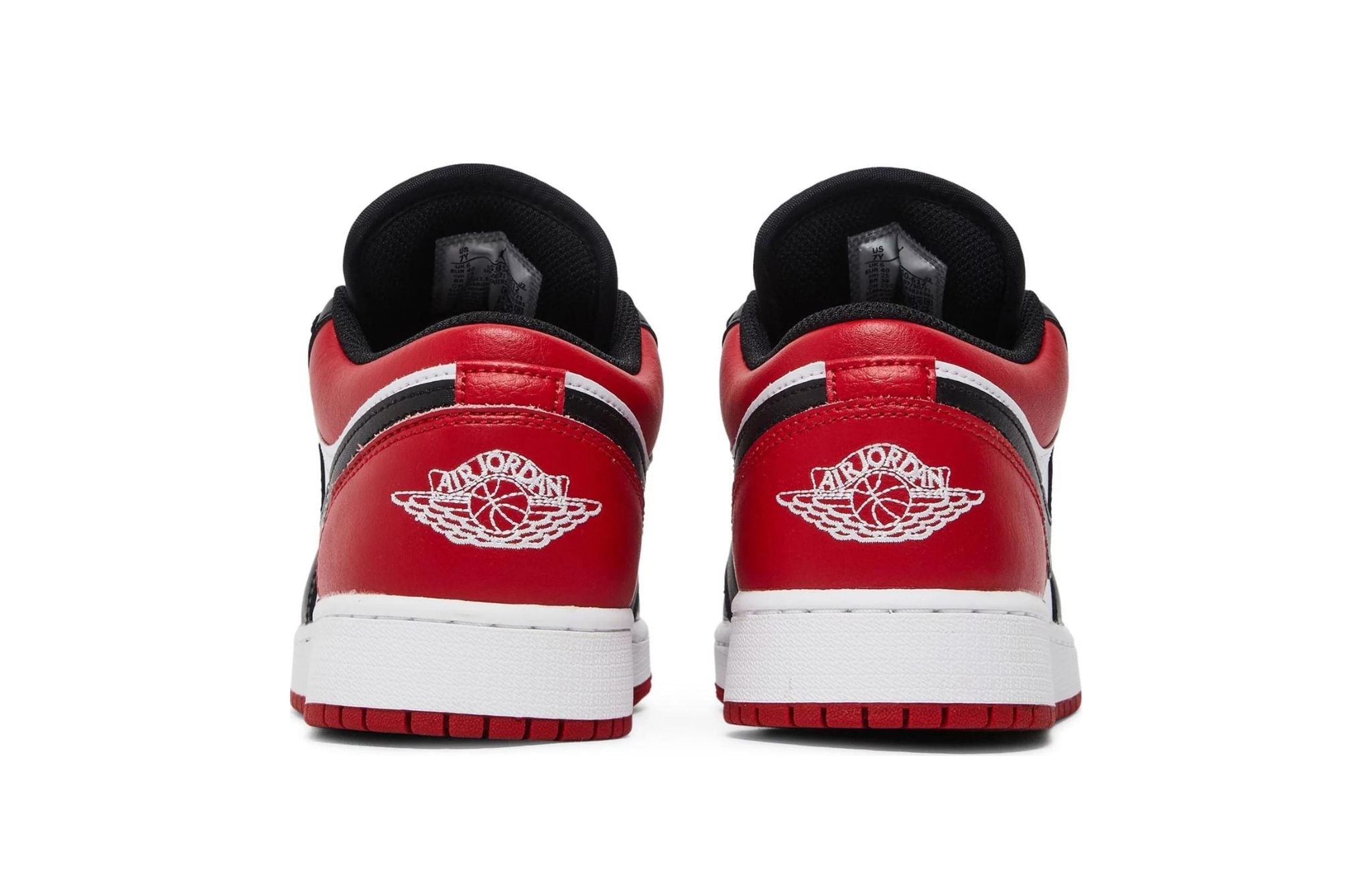 Nike Air Jordan 1 Low GS 'Bred Toe' - HYPEMARKET