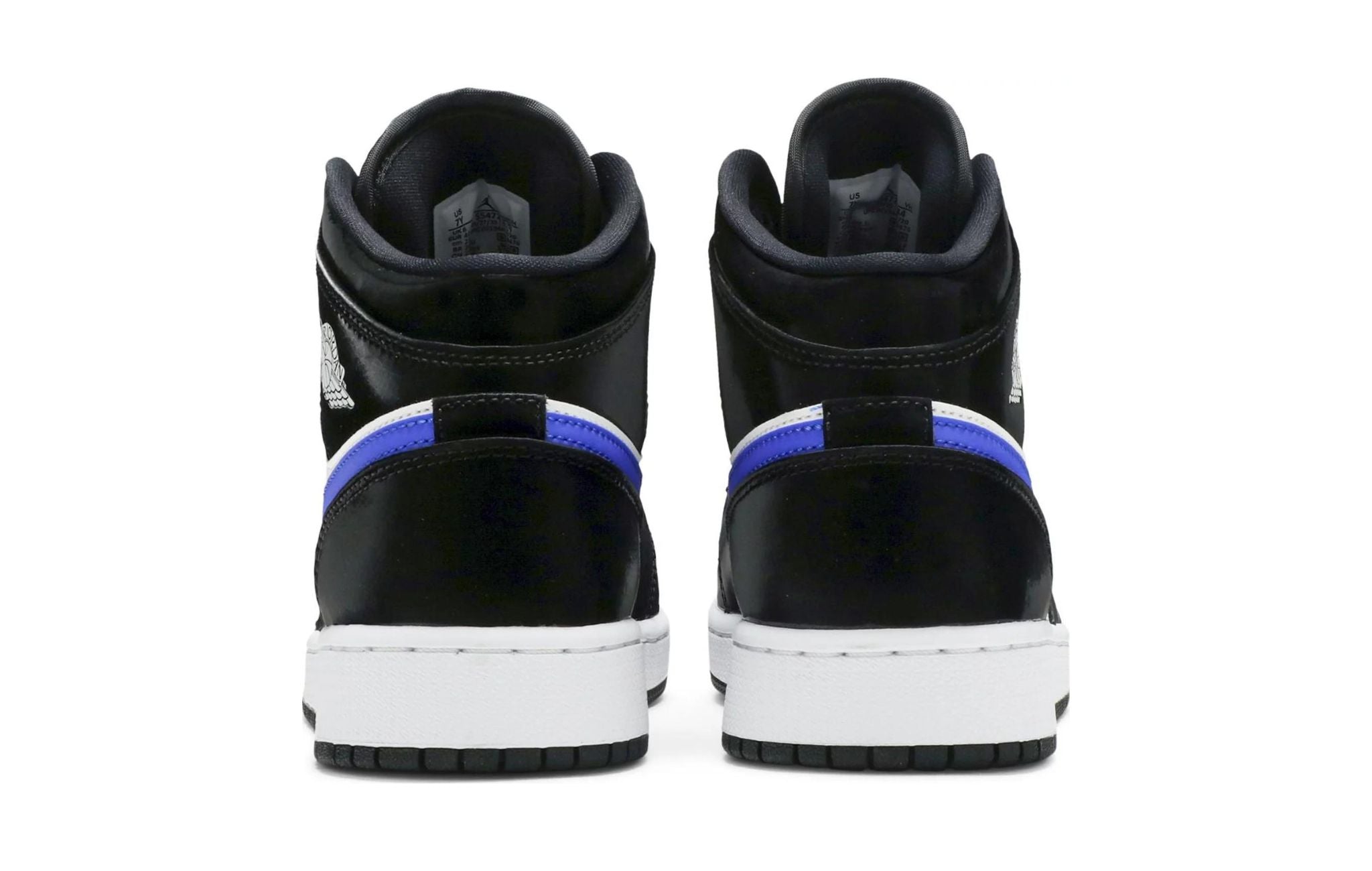 Nike Air Jordan 1 Mid GS 'Black Racer Blue' - HYPEMARKET