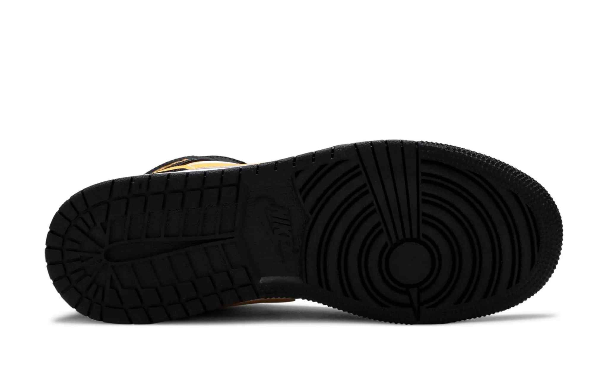Nike Air Jordan 1 Mid GS 'Black University Gold' - HYPEMARKET