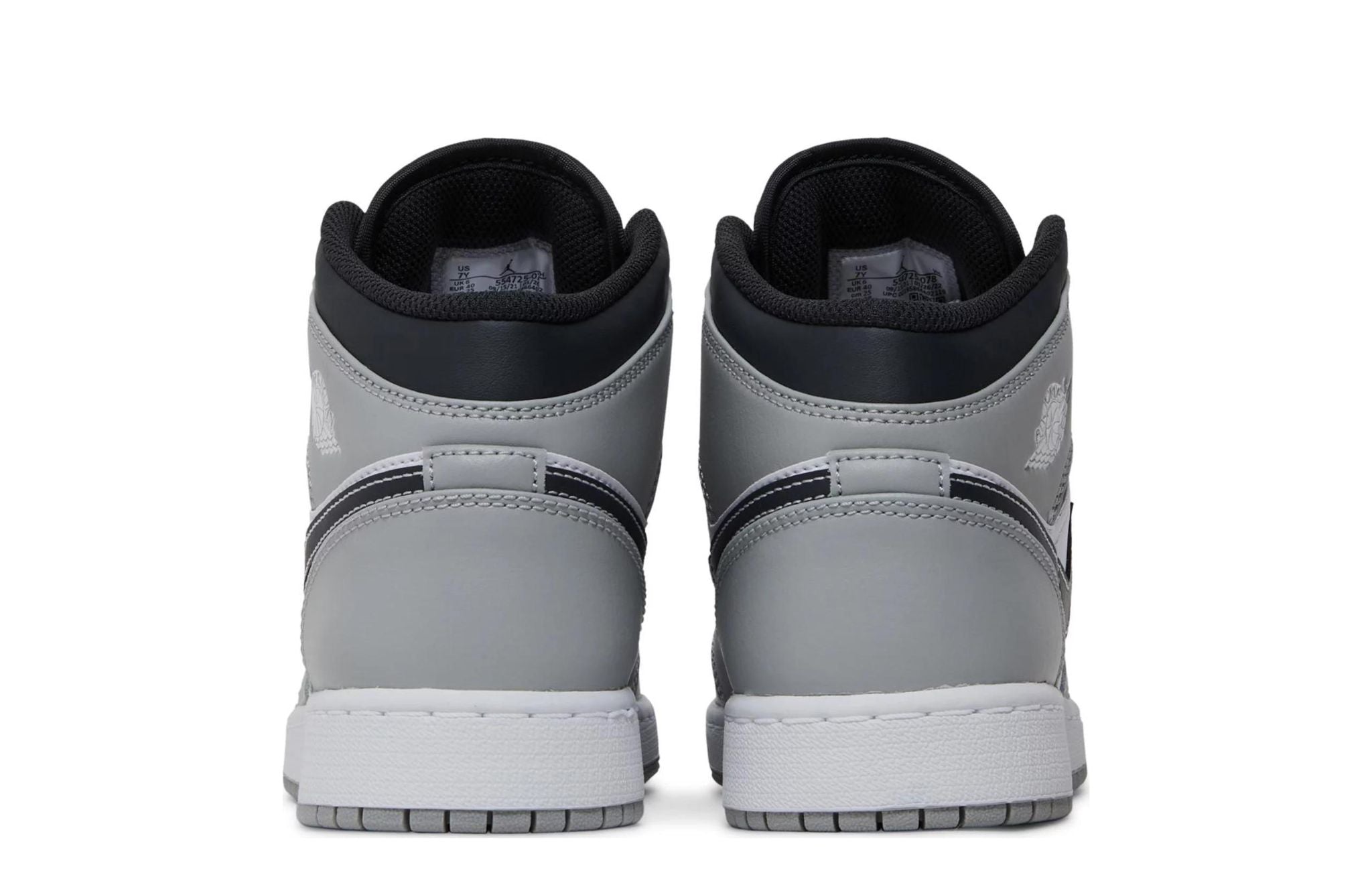 Nike Air Jordan 1 Mid GS 'Light Smoke Grey Anthracite' - HYPEMARKET